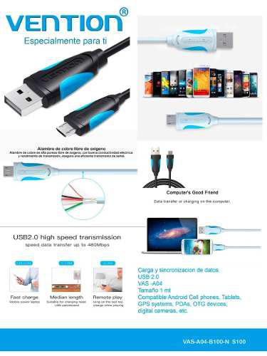 Cable Micro Usb2.0 Carga / Datos Vention