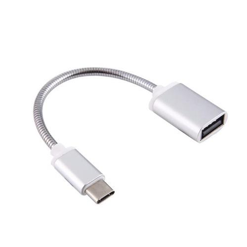 Cable Otg Usb C Metálico A Usb 2.0