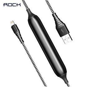 Cable Para iPhone Con Power Bank Emergencia 2 En 1 Rock
