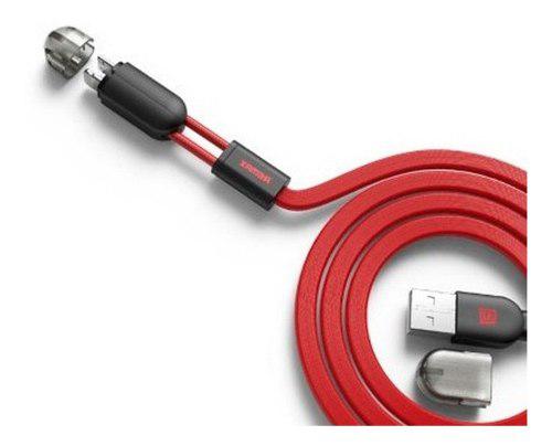 Cable Remax Usb 2 En 1 Para iPhone Y Android / Lightning