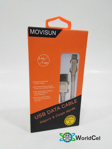 Cable Usb Enmallado Tipo C Carga Rapida Alta Velocidad Datos