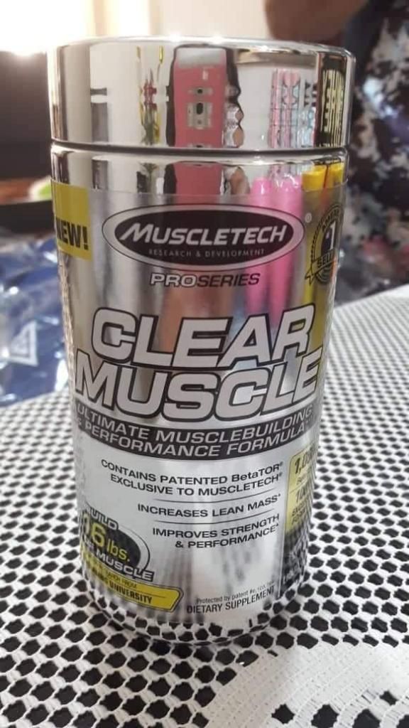 Clear Muscle de Muscletech Sellados