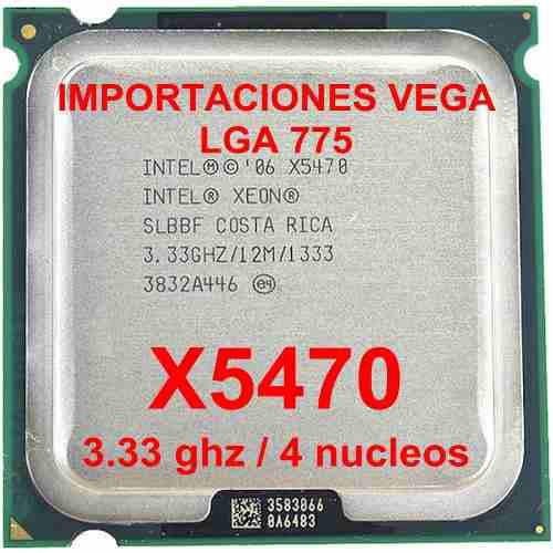 Intel Xeon X5470 Quad Core-12mb-3.33ghz-1333mhz-socket 775