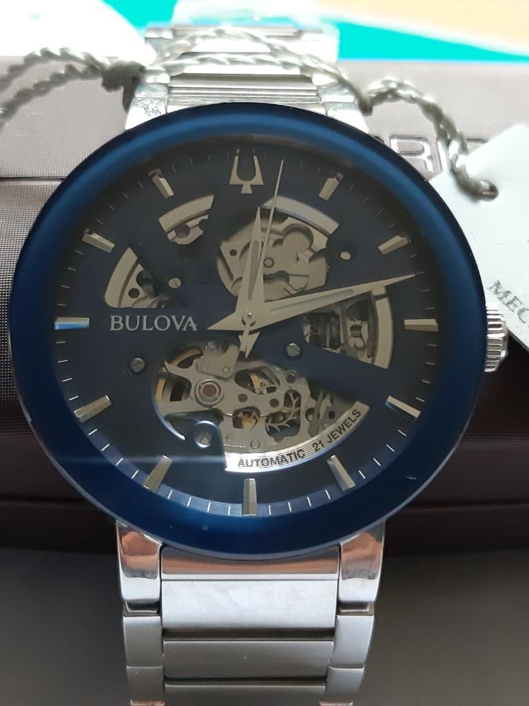 Reloj Bulova Automatico Squelet