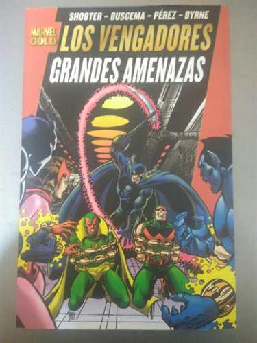 Comic Los Vengadores: Grandes Amenazas. Original Marvel Gold