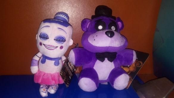 Five Night At Freddys baallora y purple freddy