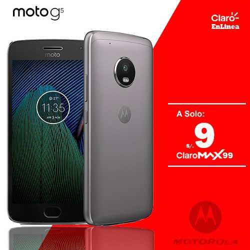 Motorola G5 Portabilidad Claro 9 Soles