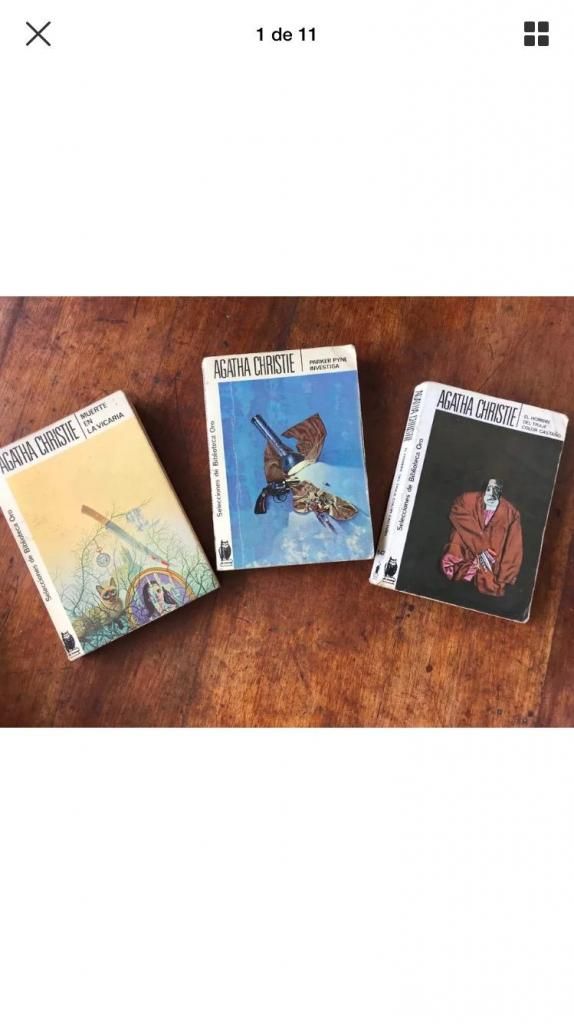 3 Libros de Agatha Christie a 40 Soles