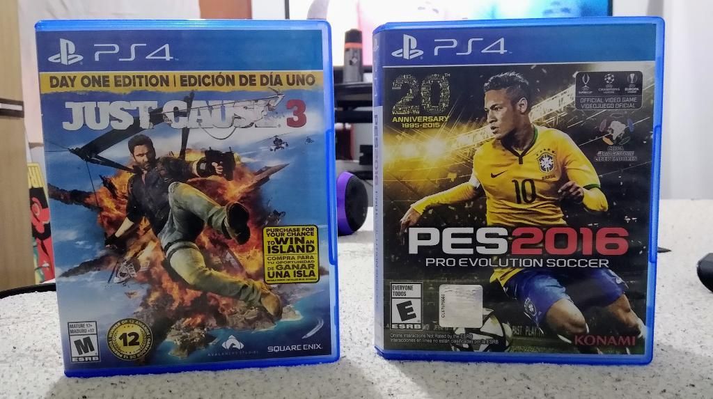 Pes16 Y Just Cause 3