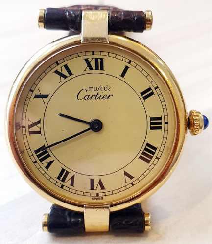 Reloj Cartier Unisex Must De Cartier Plata Original Ral