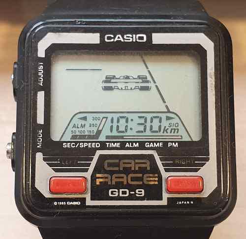 Reloj Casio Pinball Game Gd-9 Clásico Retro 80s Vintage Ral
