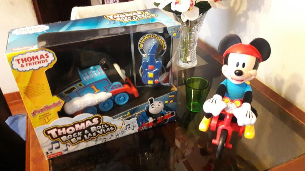 Tren Thomas Y Mickey Mouse Coleccion