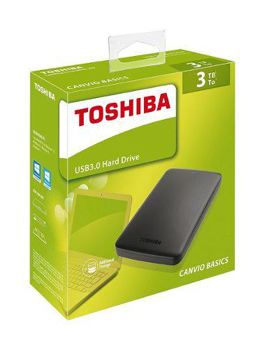 Disco Duro Ext Toshiba 3tb Usb 3.0 Negro Canvio Basic Selld