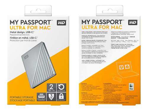 Hdd Externo 2.5 Wd My Passport Ultra For Mac 2tb Usb 3.0