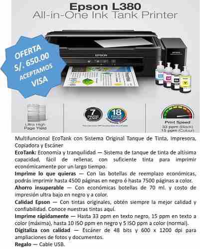 Impresoras Epson