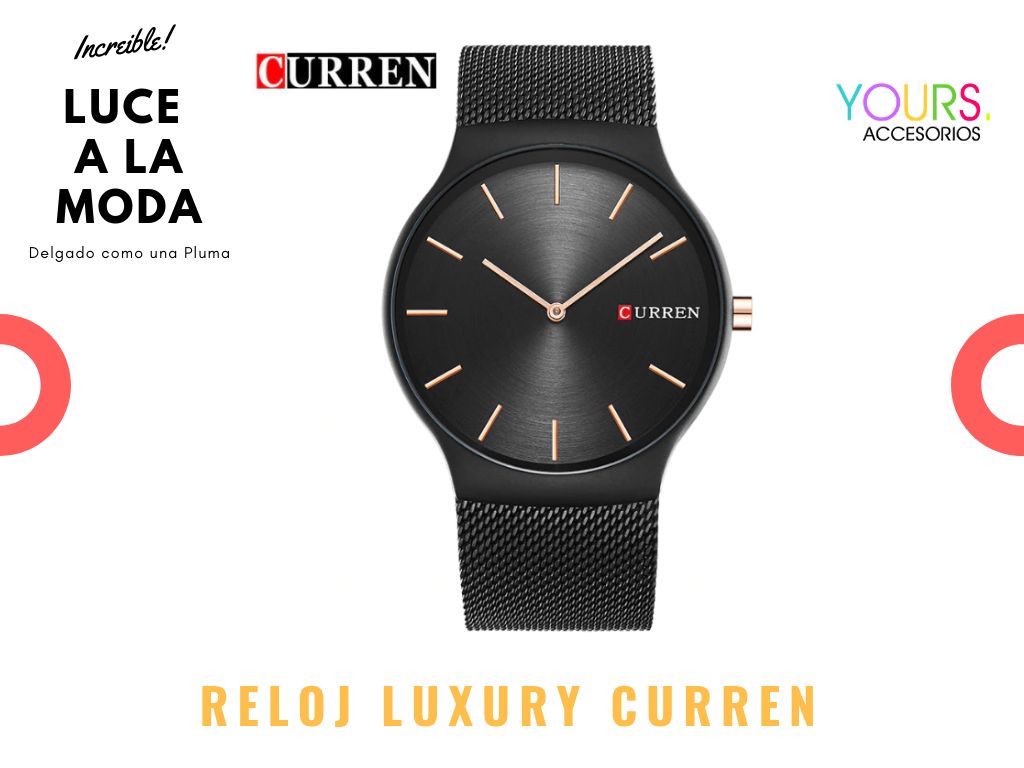 Reloj Luxury Curren Concept Minimalista