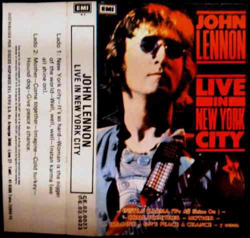 John Lennon Live In New York City. Cassette. Ver Fotos !!!