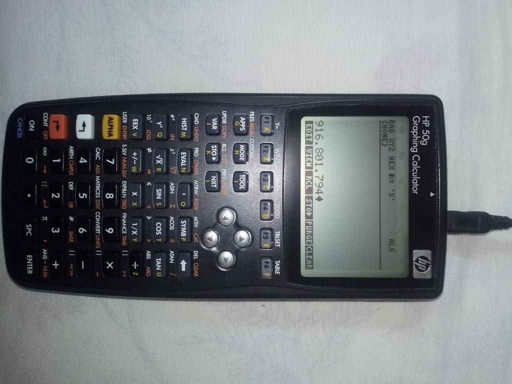 CALCULADORA GRAFICA HP50G