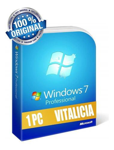 Licencia Original Window 7 Pro 32/64 Bits Professional