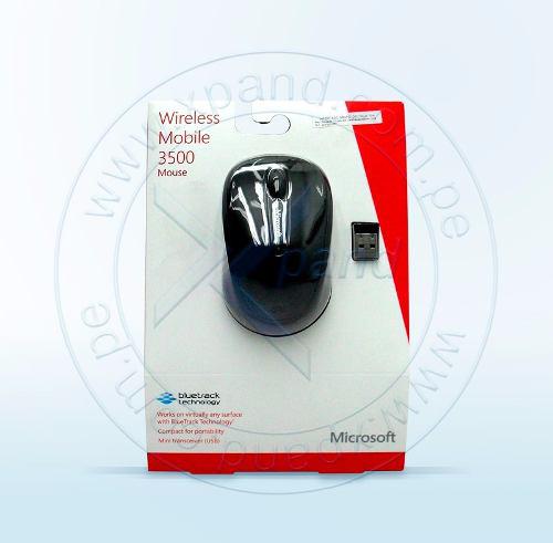 Mouse Óptico Inalámbrico Microsoft Mobile 3500, 1000 Dpi,