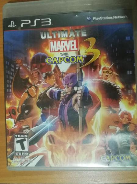 Ultimate Marvel Vs Capcom 3 Ps3 Playstation Disco Fsico