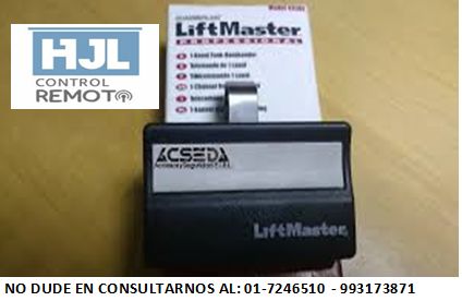 VENTA DE CONTROL REMOTO LIFTMASTER S/.  INSTALADO