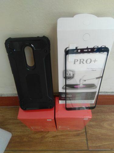 Vidrio Templado Mas Case Xiaomi Redmi 5 Plus