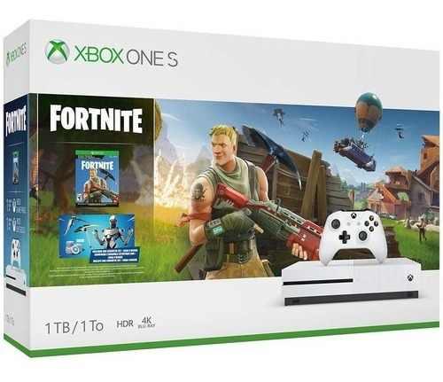 Xbox One S 1tb Fornite Kit 100% Nuevo 1 Mes Membresias