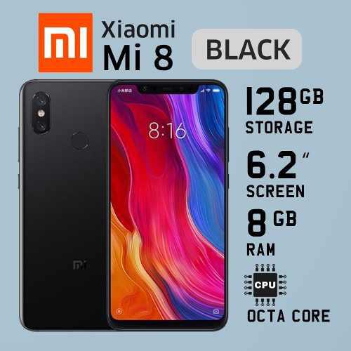 Xiaomi Mi 8 (6gb/128gb) Negro - Global