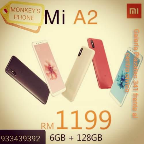 Xiaomi Mi A2 6 Ram 128gb Rom Dual Sim, 4g, Equipo Sellado