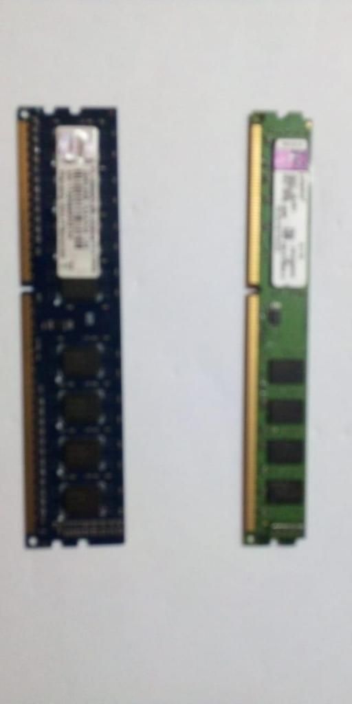 memoria ram DDR3 2 GB y 4 GB