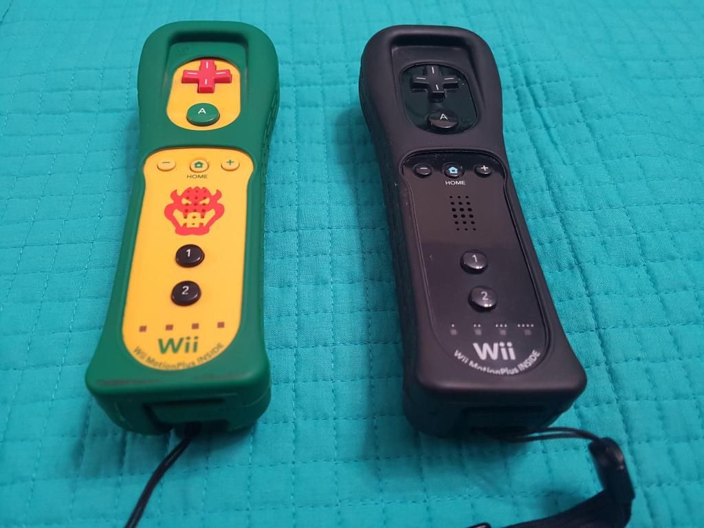 2 Mandos Wii / Wii U (Negro y Edición Bowser) x S/150