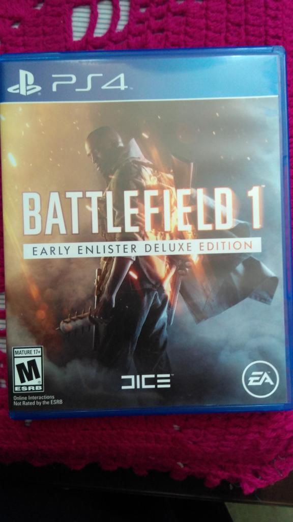CD PS4 BATTLEFIELD 1 Early Enlister Deluxe Edition