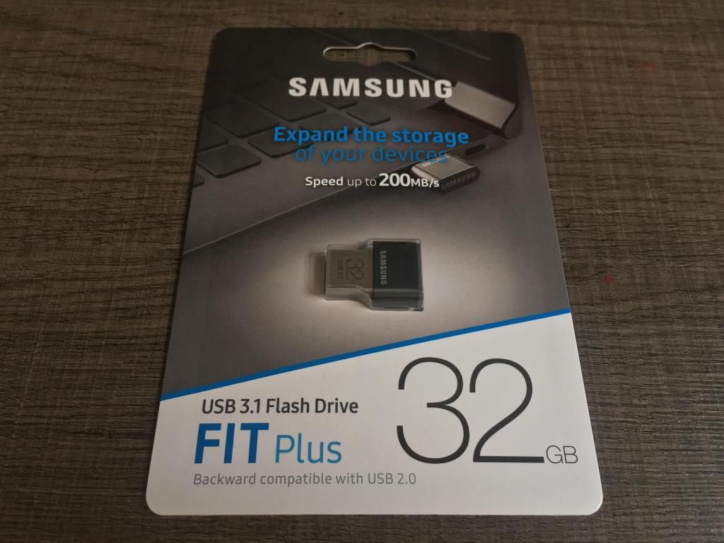 SAMSUNG USB 32GB 3.1 FIT Plus compatible con USB 