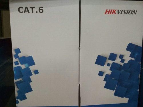 Cable Utp Cat6 - Blanco Caja 305mt Marca Hikvision Certific