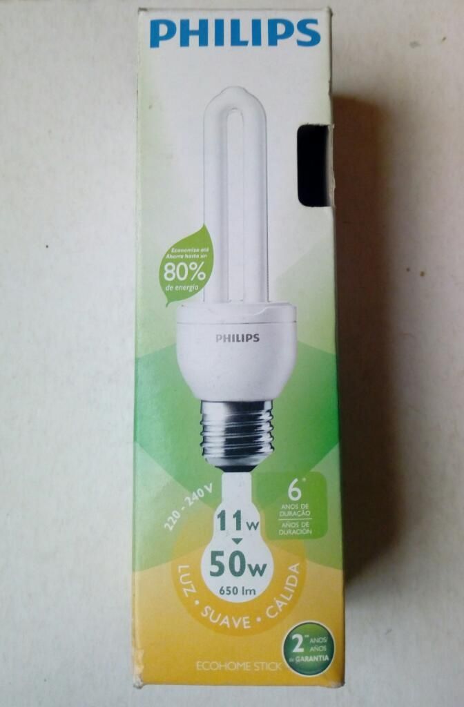 Foco Philips 11w (luz Cálida)