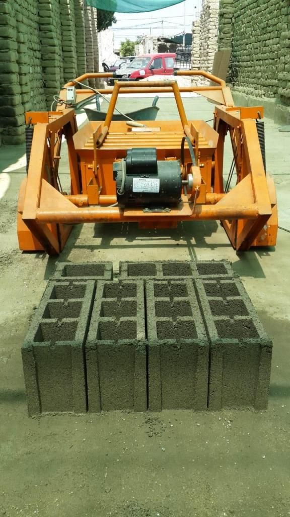 Maquina Bloquetera para Fabricación de Bloques de concreto