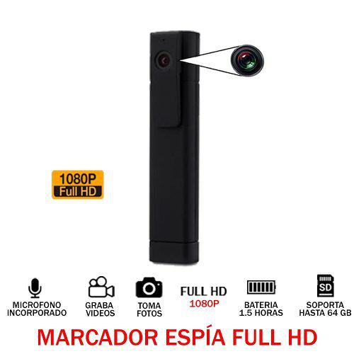 Marcador Espía Cámara Oculta Audio Video Full Hd 1080p