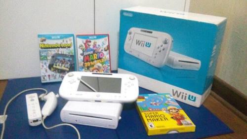 Nintendo Wii U 8gb + 3 Juegos