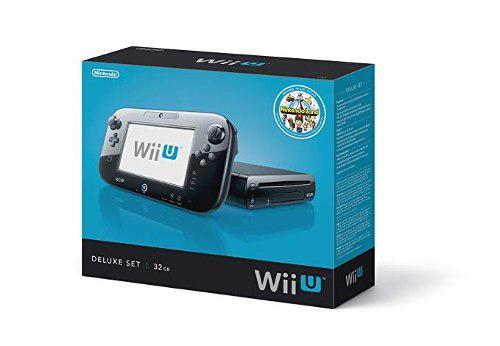 Nintendo Wii U Deluxe Set- Negro Completo 110 V+wii Ugamepad