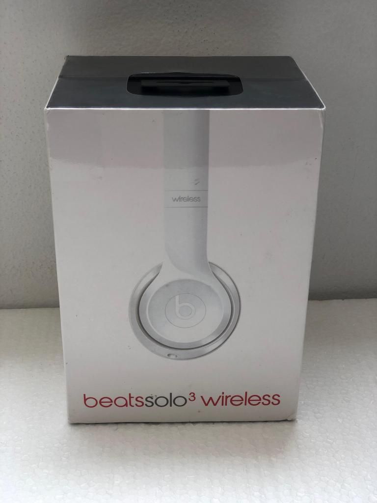 AUDIFONOS BEATS SOLO 3 WIRELESS NUEVOS EN CAJA WHITE REMATE