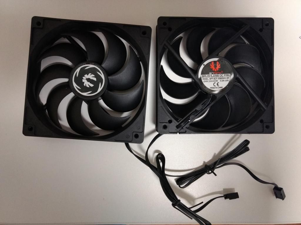 Coolers para case PC marca Bitfenix de 12cm (no RGB)