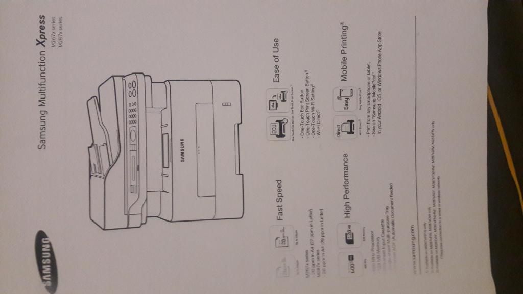 Impresora Samsung xpress MFD cel 