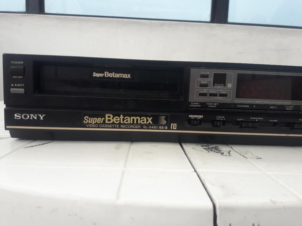 Super Betamax Sony Reproductor