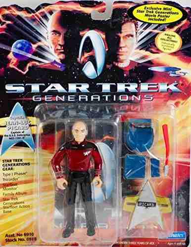 Figura De Accion Del Capitan Jeanluc Picard De Star Trek Gen
