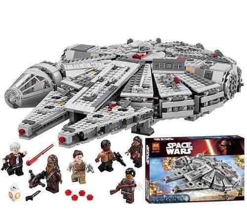 Halcon Milenario Lego Alterno Star Wars 1364 Piezas Bela