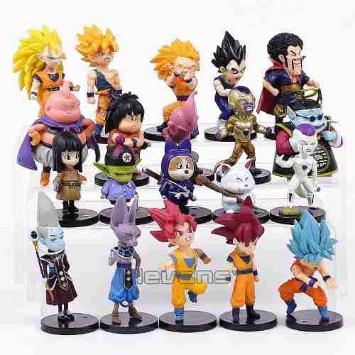 Mini Figuras Dragon Ball Personajes Muñecos Coleccionables