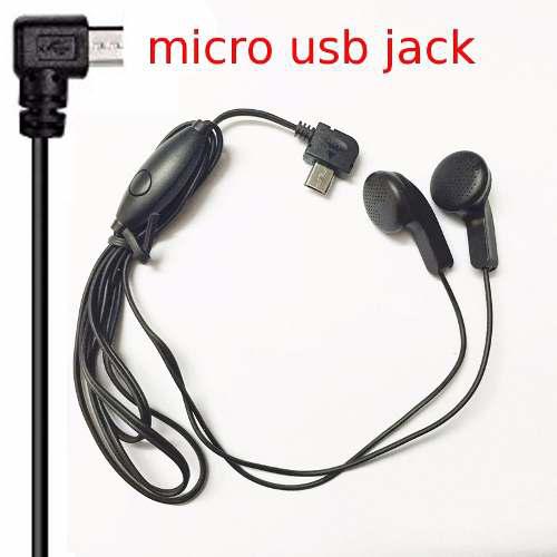 Audifonos Jack Micro Usb Para Smartwatch Dz09 & Otros