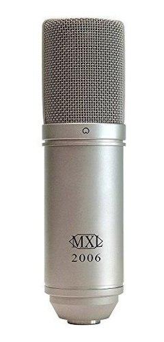 Microfono De Condensador De Diafragma Dorado Grande Mxl 2006