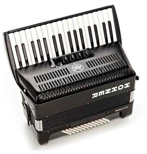 Acordeon Nuevo Marca Hohner Bk De 72 Bajos Origen Aleman